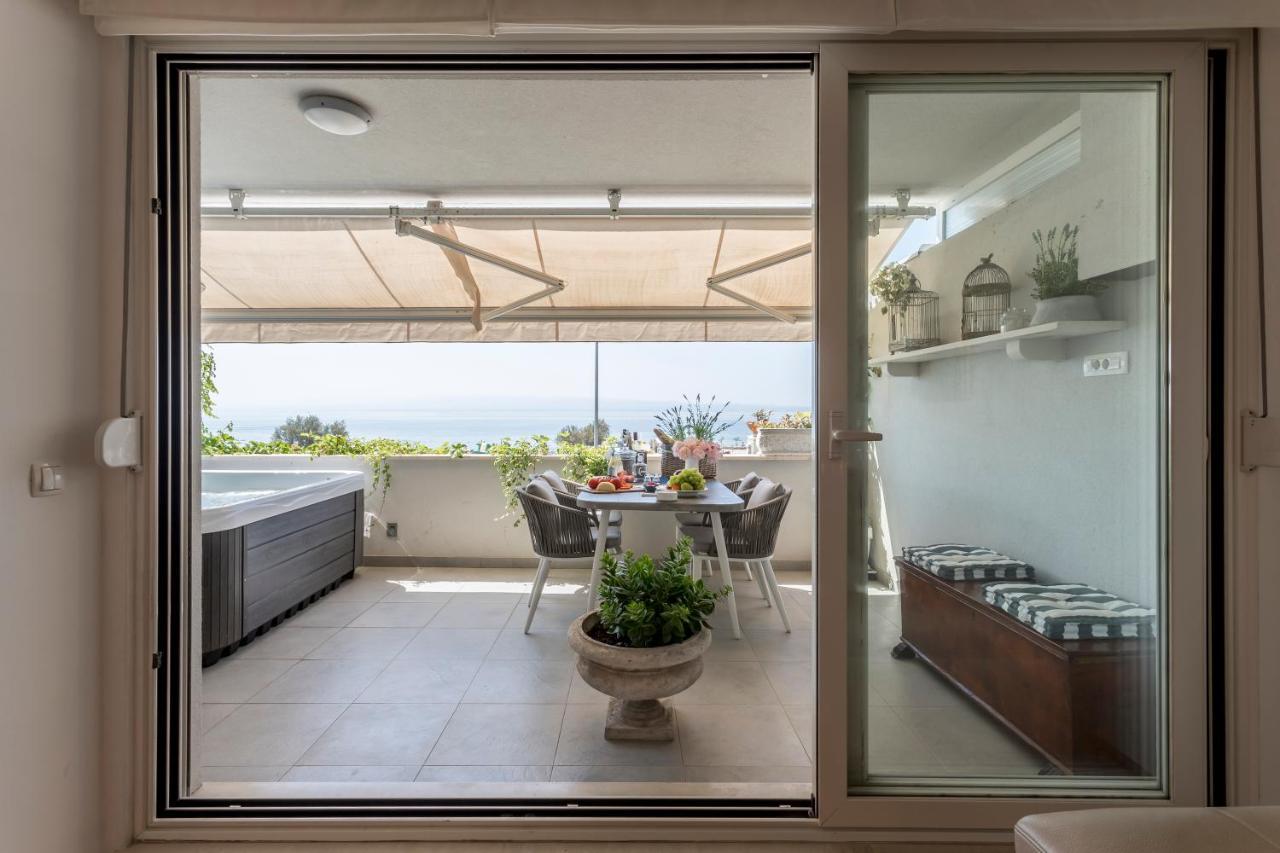 Velebis Superior Apartment - Luxurious One-Room Apartment With Jacuzzi - Prestigious Location By The Sea In The New City Center Of Znjan - Panoramic View Of The Sea And Islands - Free Garage Parking - Buralux Properties 斯普利特 外观 照片